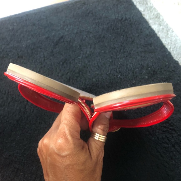 Tory Burch Isabel Straw Sandals - Picture 4 of 5